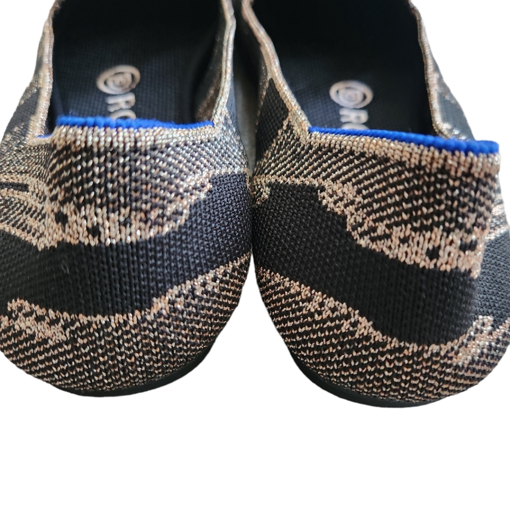 Rothys Golden Shimmer Loafers - Picture 2 of 6
